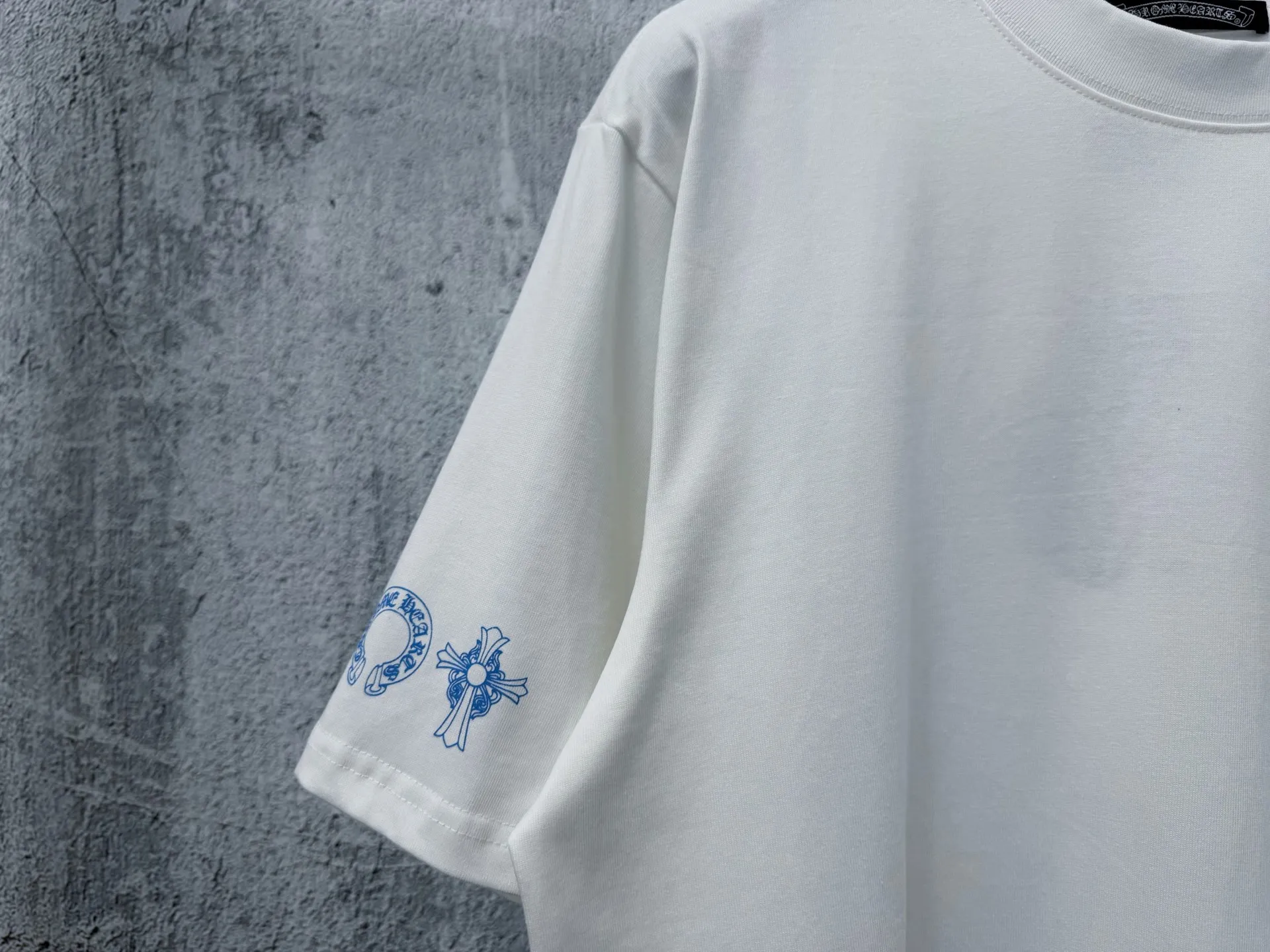 ￼ 【Chrome Hearts】 25ss T Same Style T Versatile : Black White Size：S-XL